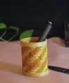 Handmade Bamboo Pen Stand