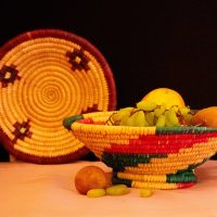 Handmade Moonj Grass Fruit Bowl