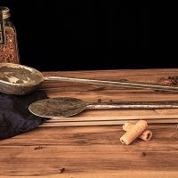Handcrafted Lohaghat  Iron Dal & Rice Ladle