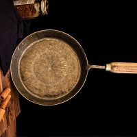 Hand-Forged Lohaghat Iron Frying Pan