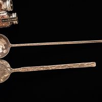 Handcrafted Lohaghat  Iron Dal & Rice Ladle