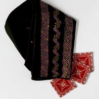 Hand-Painted Aipan Art Dupatta