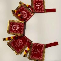 Handmade Aipan Art Bandanwar / Prayer Flag