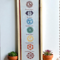 Aipan Art_Sacred Sapta Chakra Wall Hanging