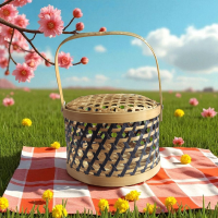 Bamboo Pooja Basket (Puja Tokri)