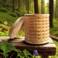 Artisanal Bamboo Multi-Utility Basket