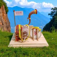 Handcrafted Copper Dhol-Damau  Ransingha Souvenir – A Melodic Piece of Uttarakhand’s Soul